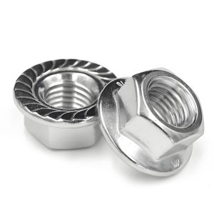 3 8 16 Serrated Flange Nut Stainless Hex Nut With Flange