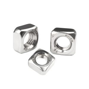316 Stainless Steel Square Nuts Supper Corrosion Resistant M3 M6 M8 Square Nut Bolt