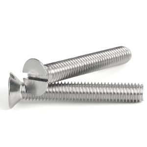 Slotted Flat Head Screws Stainless Steel Flat Head Slotted Wood Screws