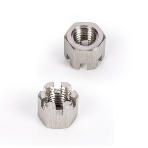 Heavy Duty Hex Slotted Castle Nuts Stainless Steel Crown Nuts DIN 935