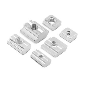 T Slot Sliding Nuts Self Aligning T Block Square Nuts for 20 30 40 45 Series Aluminum Profile Accessories