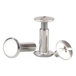 Flat Head Binding Barrels and Screws Post Male Female Screw