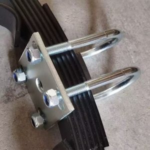 Trailer Axle U Bolt Kit with Galvanized Plates Large U Bolt – Image 3