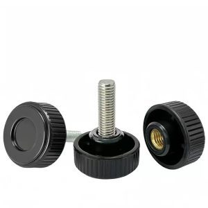 Custom Thumb Screws Stainless Steel Knurled Plastic Head Thumb Screws M3 M4