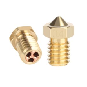 Custom CNC Brass 3D Printer Nozzle High Superior CNC Turning 0.2-1.2mm 3D Printer Extruder Nozzles