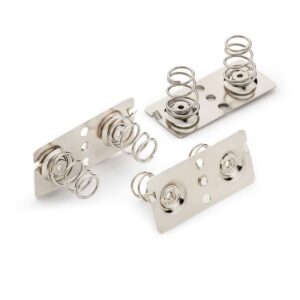 OEM CNC Machined Battery Contact Springs Nickel Plated Reliable AA Battery Contact Spring - Image 3