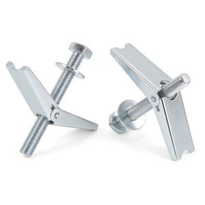 Metal Heavy Duty Toggle Bolts Durable Butterfly Anchors for Drywall