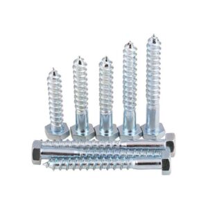 High Quality Heavy Duty Hex Head Lag Bolt Wood Screws Zinc Plated Carbon Steel Coarse Threads Sizes M6-M20 - Image 3