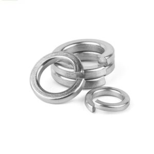 Helical Spring Washer for Custom Sizes  Marine Grade Stainless Steel Split Lock Washer