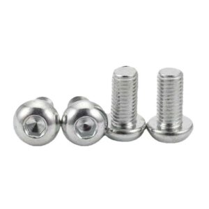 304 Stainless Steel Button Head Bolts with Hex Drive and Full Thread M6-M24 for Marine Use - Hình ảnh 3