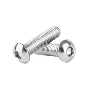 304 Stainless Steel Button Head Bolts with Hex Drive and Full Thread M6-M24 for Marine Use