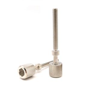 Precision positioning adjusting bolt with coarse thread design