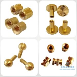 Custom brass part prototype from CNC lathe