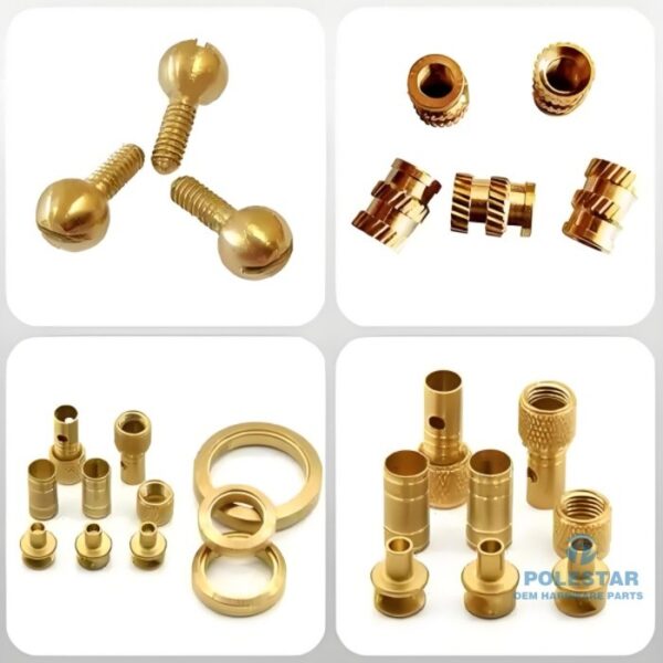 Custom brass part CNC machined
