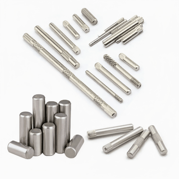 Dowel Pin Metal made from 316 stainless steel with 8mm diameter for precision locating applications