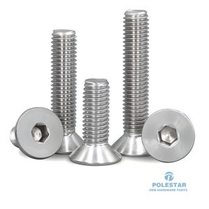 18 8 Stainless Steel Hex Drive Flat Head Screws Flat Head Socket Cap Screw FH SHCS
