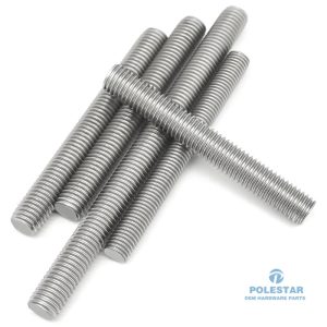CNC Turned Threaded Studs Steel Stainless Steel Brass Bronze Titanium - 图片 3