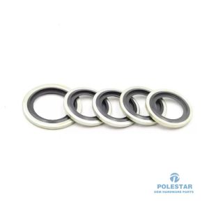 Metal Bonded Sealing Washer Drain Hose Rubber Nylon copper Dowty Sealing Washer - 图片 3