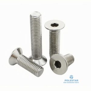 18 8 Stainless Steel Hex Drive Flat Head Screws Flat Head Socket Cap Screw FH SHCS - 图片 3