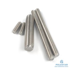 High Accuracy Steel Threaded Studs Alloy Steel 4140 4340 Smooth Suface