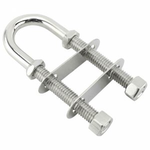 316 Stainless Steel U Bolt with Nuts and Double Plates Marine Boat Stern Bow Eye U Bolt - Hình ảnh 1