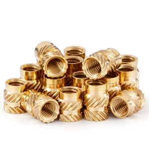 Self Tapping Threaded Inserts Custom Brass Knurled Threaded Repair Insert - Image 3