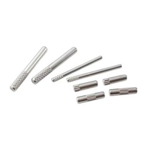 Stainless Steel 304 316 Threaded Knurled Dowel Pins Cylindrical Dowel Locating Pin - تصویر 3