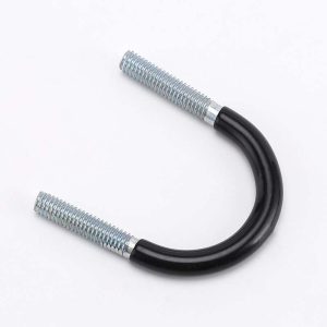 DIN 3570 Galvanized Rubber Coated U Bolt Insulating Rubber Lined U Bolt