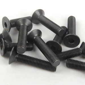 Stainless Steel 304 Flat Socket Head Cap Screw Black Zinc Plated for Furniture Connecting - Image 3