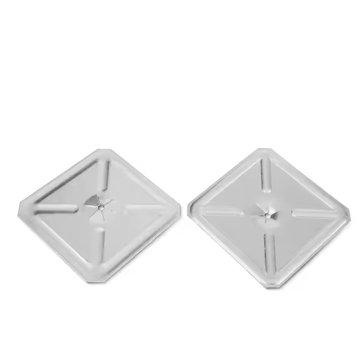 Galvanized Square Self Locking Washers Metal Insulation Speed Clips for Fixing Insulation Pins
