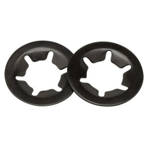 Flat Spring Round Push Nuts Stainless Steel Starlock Push on Fasteners for Round Shafts