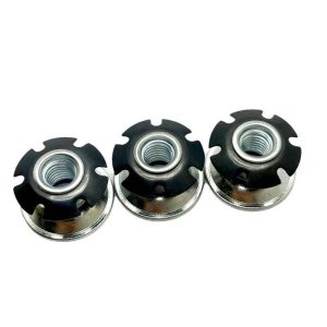 Round Sunflower Threaded Tube Connecting Nuts Plum Blossom Shrapnel Bottom Plug Nut - Image 3