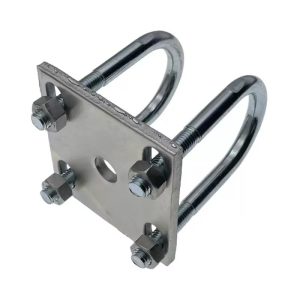Trailer Axle U Bolt Kit with Galvanized Plates Large U Bolt