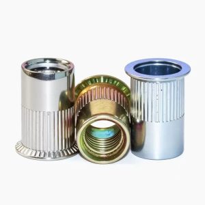 Rivet Threaded Inserts Flat Head Knurled Threaded Insert Rivet Nut M3 M4 M8 M10 M12 - Image 1