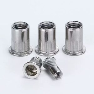 Rivet Threaded Inserts Flat Head Knurled Threaded Insert Rivet Nut M3 M4 M8 M10 M12 - Image 2