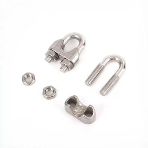 Custom U Bolt Clamps Single Plate Type for Horizontal Flat Tapes - obrazek 3