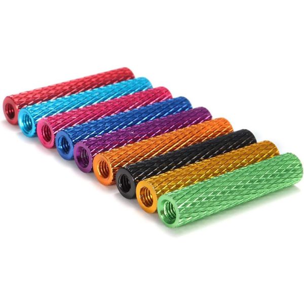 Knurled Aluminum Standoff Spacer