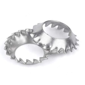 Customized Tapered Serrated Lock Washer DIN6798 Conical External Tooth Washers
