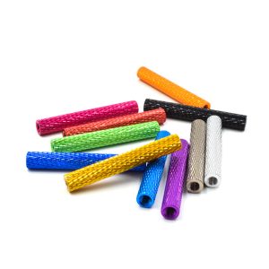 OEM Colorful Knurled Aluminum Standoff Spacer M3 Column Round Hollow Standoff Spacer - immagine 3