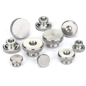 Stainless Steel Flanged Knurled Thumb Nuts Reliable High Head Through/Blind Hole Knurled Thumb Nuts - Image 3