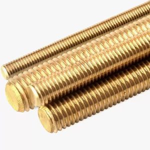 Custom Brass Threaded Stud Brass Din 975 Full Threaded Rods - Gambar 3