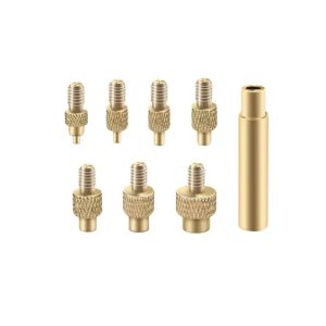Heat Set Inserts for 3D Printers and Injection Molded Parts Brass Threaded Knurled Nuts
