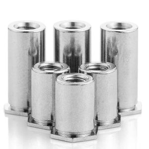 304 Stainless Steel Blind Rivet Studs Galvanized Fasteners with Hex Flat Head Nut – Image 1