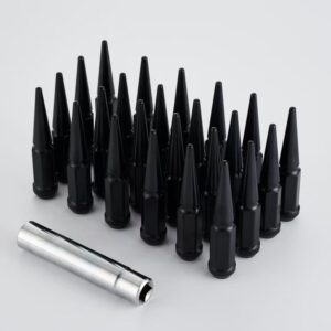 Custom Spike Lug Nuts M14×1.5 Extended Tuner Chrome Spike Lug Nuts