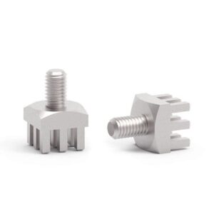 CNC Manufacturing Press Fit Connector High Current Reliable Press Fit PCB Connector