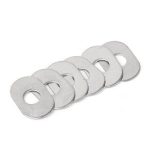 Stainless Steel Oval Washer Waterproof High Quality Plain Finish Elliptic Flat Washer - تصویر 3