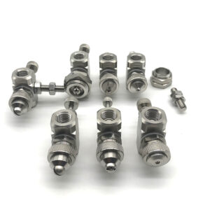CNC Machining Stainless Steel Atomizing Nozzles Two Fluid Adjustable Air Atomizing Nozzle - Hình ảnh 3