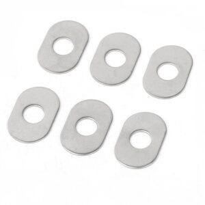 Stainless Steel Oval Washer Waterproof High Quality Plain Finish Elliptic Flat Washer - تصویر 2