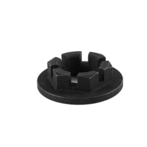 Carbon Steel Grade 8 Castle Nuts with Cotter Pins 5/8-18 Crown Nut Hex with Groove - Afbeelding 2
