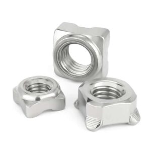 High Quality Welding Nuts with Four Solder Joint Aluminum Stainless Steel Square Weld Nuts